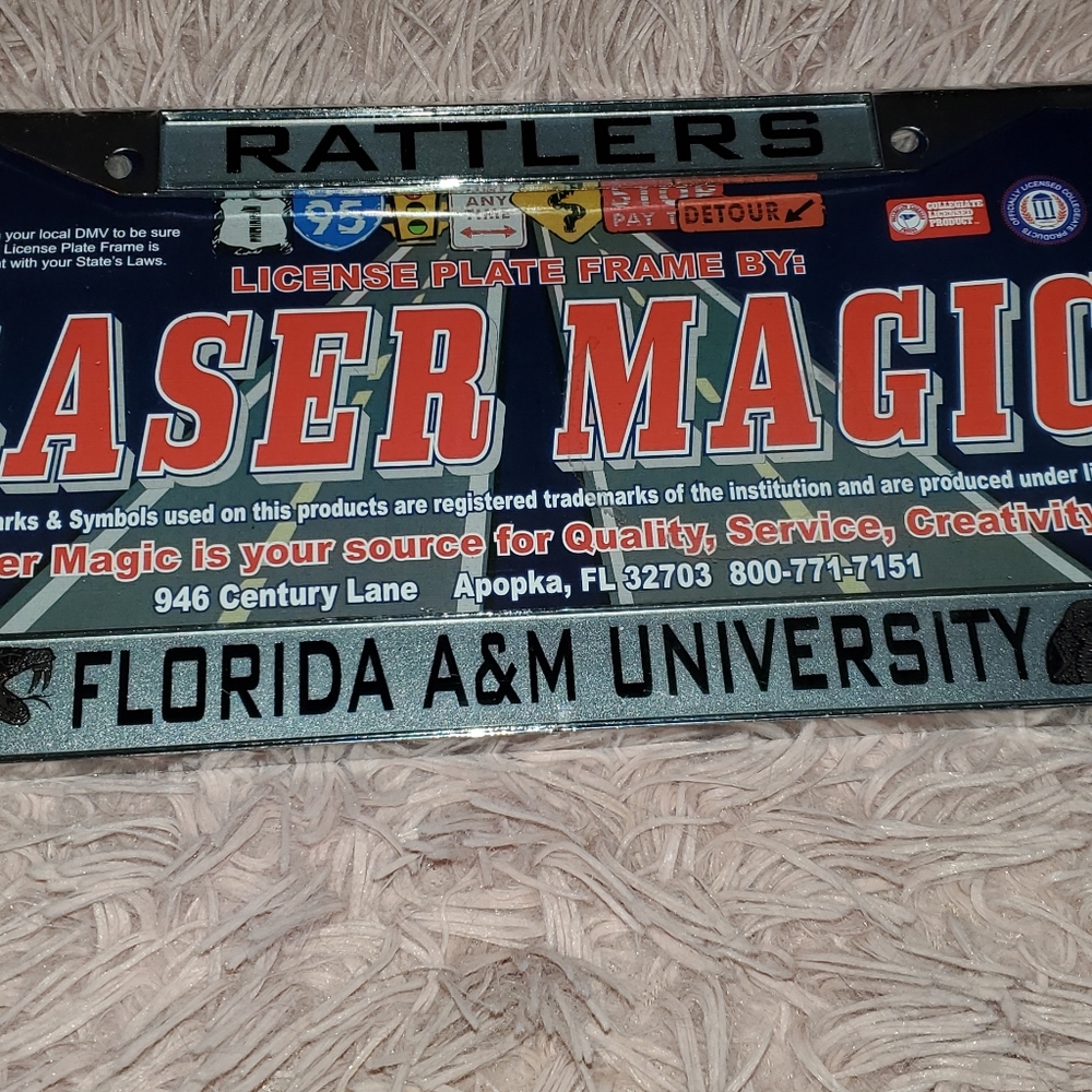 FAMU License Plate Frame - Picture 2 of 2